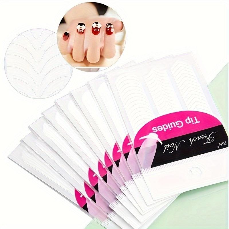 French Sticker Nail Paper Nail Art Smile Line Sticker