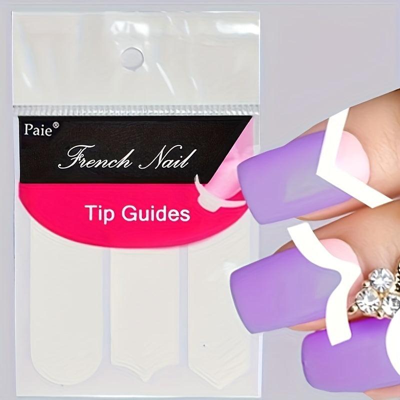 French Sticker Nail Paper Nail Art Smile Line Sticker