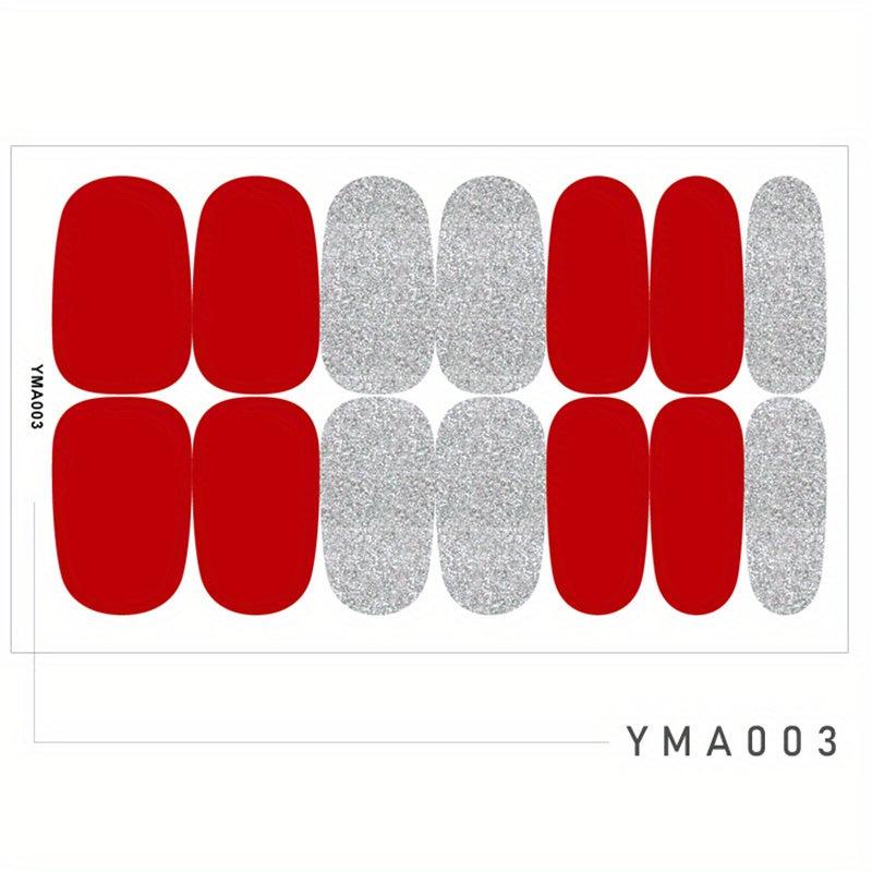Nail Art Stickers Self Adhesive Nail Wraps for Women & Girls