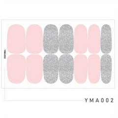 Nail Art Stickers Self Adhesive Nail Wraps for Women & Girls
