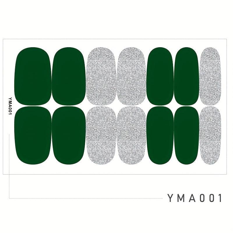 Nail Art Stickers Self Adhesive Nail Wraps for Women & Girls