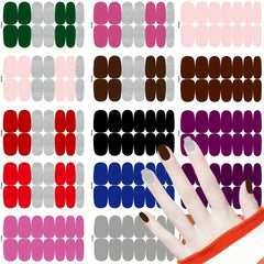 Nail Art Stickers Self Adhesive Nail Wraps for Women & Girls