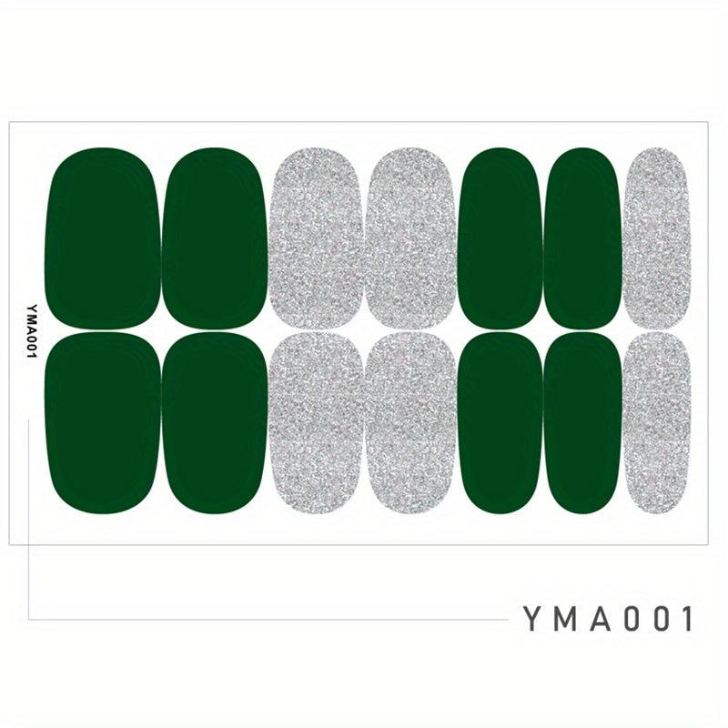 Nail Art Stickers Self Adhesive Nail Wraps for Women & Girls