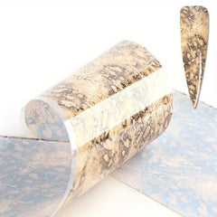 Snake Print Nail Foils Leopard Wild Animal Skin Transfer Sticker Slider