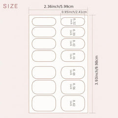 Summer Nail Wraps Self-Adhesive Decals Nail Art Stickers False Nails Manicure