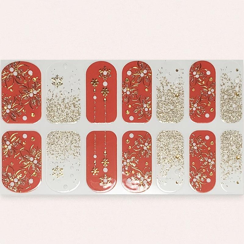 Summer Nail Wraps Self-Adhesive Decals Nail Art Stickers False Nails Manicure