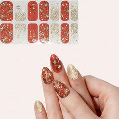 Summer Nail Wraps Self-Adhesive Decals Nail Art Stickers False Nails Manicure