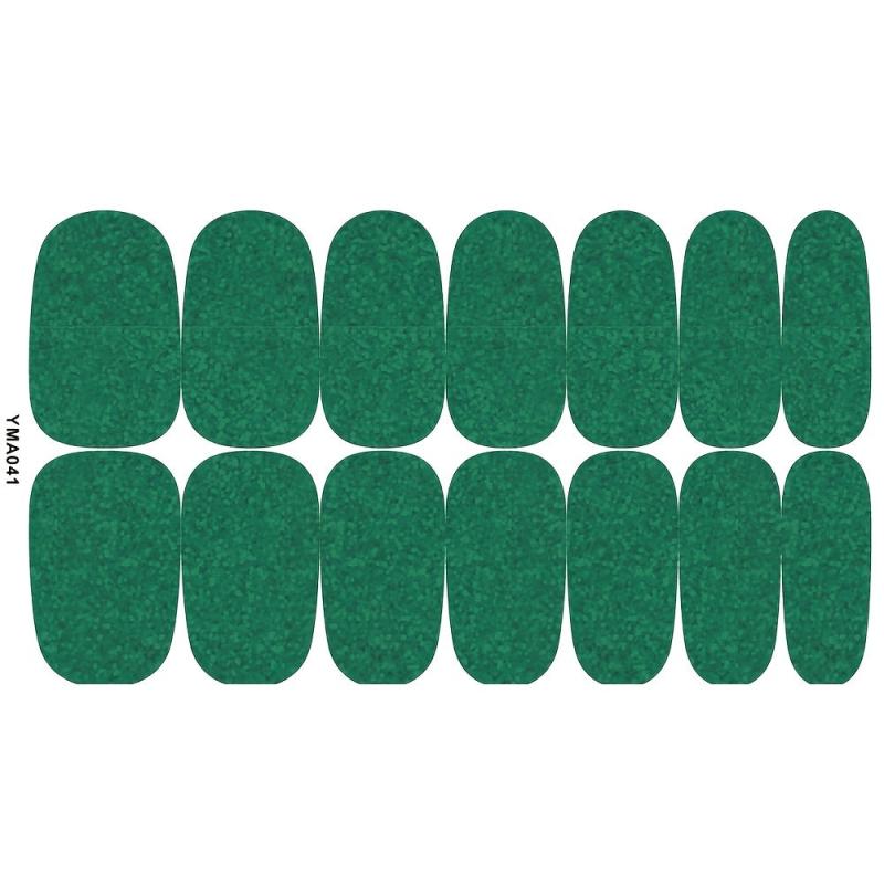 10 Sheets Glitter Nail Polish Stickers Nail Strips Self Adhesive Nail Art Decals