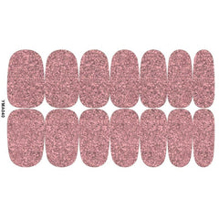 10 Sheets Glitter Nail Polish Stickers Nail Strips Self Adhesive Nail Art Decals