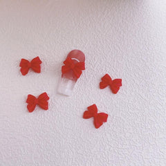 50 pcs 3D Bow Knot Nail Art Charms Mixed Styles for Creative Manicures