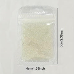 Clear Mini Nail Caviar Micro Glitter Beads DIY Nail Art Rhinestone
