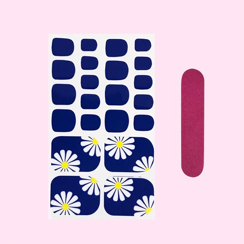 Toe Nail Stickers Self Adhesive Toe Strips for Long Lasting Style