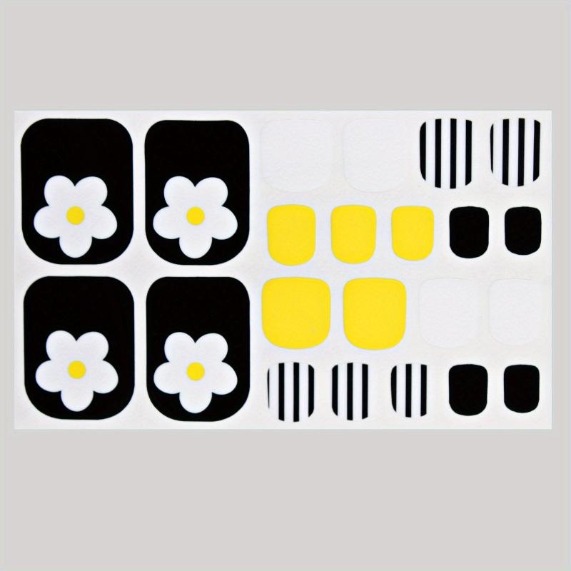 Toe Nail Stickers Self Adhesive Toe Strips for Long Lasting Style