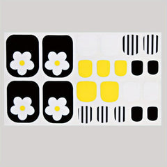 Toe Nail Stickers Self Adhesive Toe Strips for Long Lasting Style