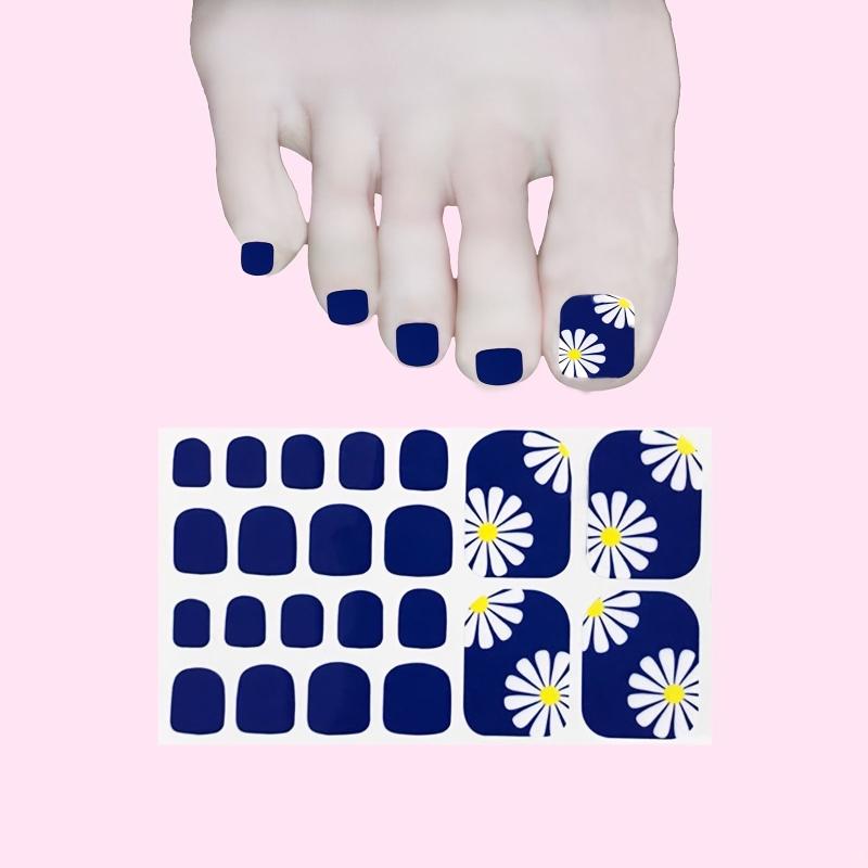 Toe Nail Stickers Self Adhesive Toe Strips for Long Lasting Style