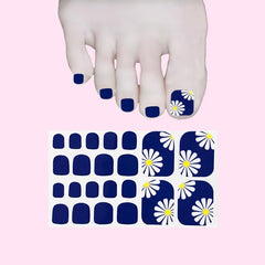 Toe Nail Stickers Self Adhesive Toe Strips for Long Lasting Style