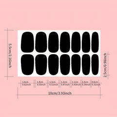 Marble Texture Nail Polish Stickers for Daily Wear