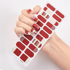 Glitter Waterproof Nail Stickers Shining Nail Art Decor