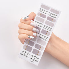 Glitter Waterproof Nail Stickers Shining Nail Art Decor