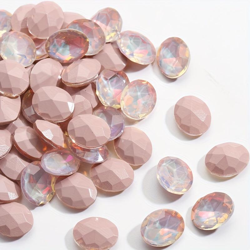 10-Piece Sparkling Rhinestone Set for 3D Nail Designs