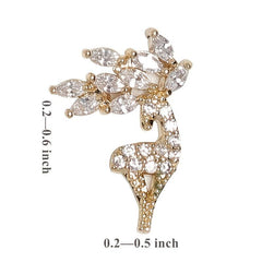 Christmas Nail Art Accessories Metal Manicure Nail Decoration