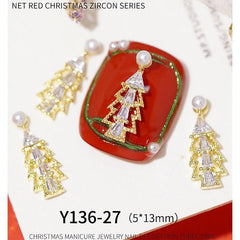 Christmas Nail Art Accessories Metal Manicure Nail Decoration