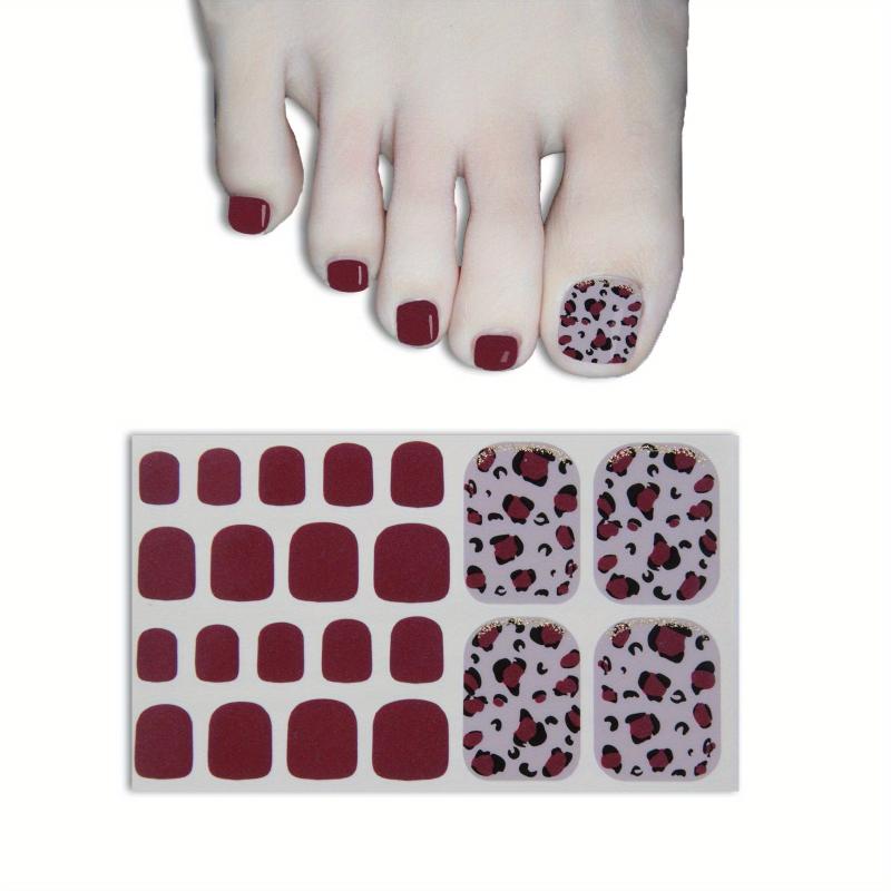 Minimalist Nail Polish Stickers Self Adhesive Nail Art Decal Strips Manicure Kit