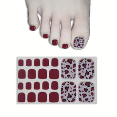 Minimalist Nail Polish Stickers Self Adhesive Nail Art Decal Strips Manicure Kit