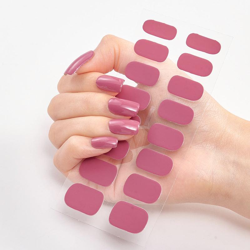 Nail Polish Stickers Full Cover Nail Wraps Self Adhesive Manicure Stickers