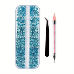 Sparkling Nail Rhinestones Mix Shapes for Acrylic Nails