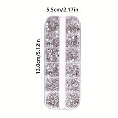 Sparkling Nail Rhinestones Mix Shapes for Acrylic Nails
