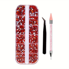 Sparkling Nail Rhinestones Mix Shapes for Acrylic Nails