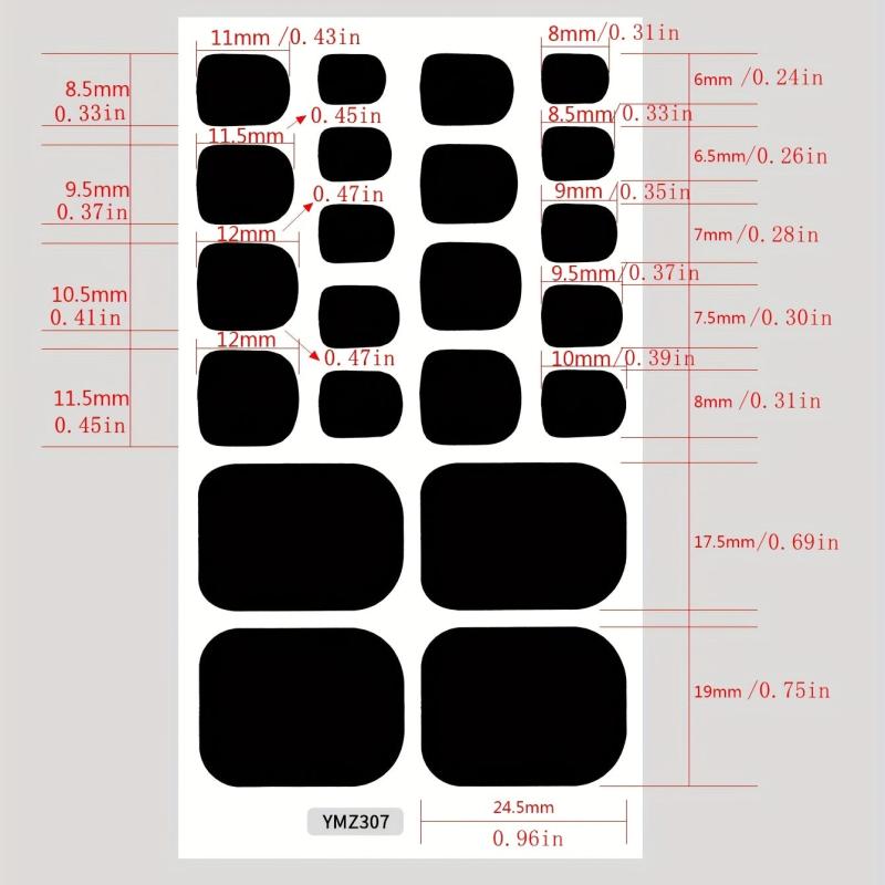 Summer Toe Nail Art Stickers for Full Cover Look
