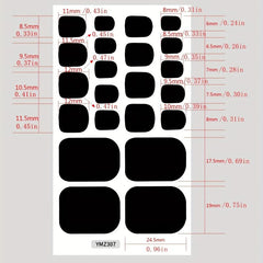 Summer Toe Nail Art Stickers for Full Cover Look