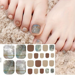 Summer Toe Nail Art Stickers for Full Cover Look