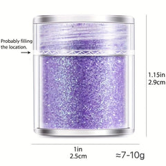 Chunky Hexagon Glitter Flakes for Nail Art Decoration