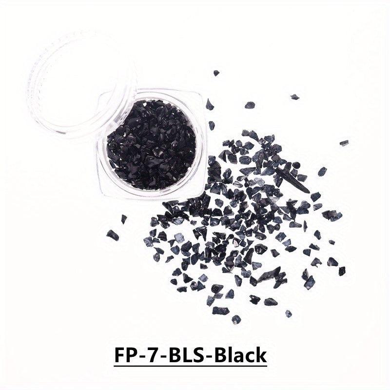Metallic Crystal Chips Crushed Glass Glitter for Resin Nails and Crafts