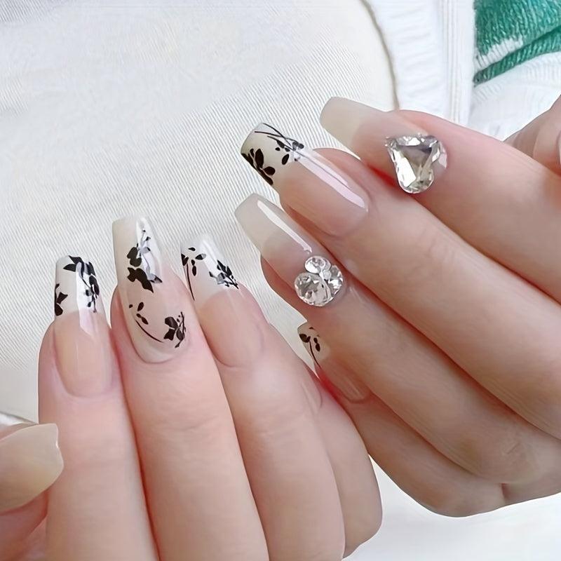 5D Embossed Daisy Nail Decals Spring Nail Art Stickers