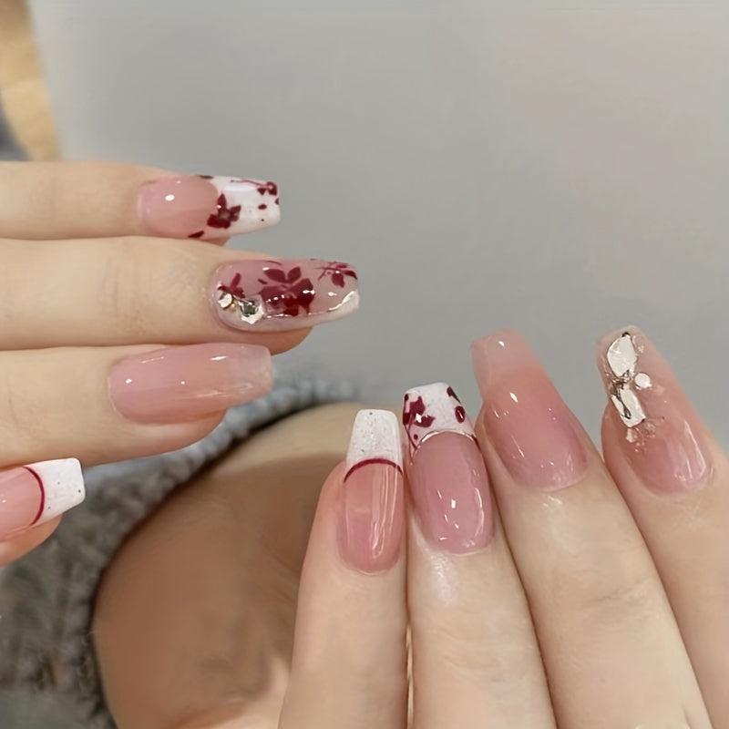 5D Embossed Daisy Nail Decals Spring Nail Art Stickers
