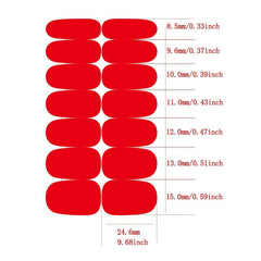 Glow In The Dark Nail Polish Strips Stickers Bright Decal Strips