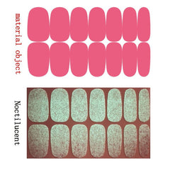 Glow In The Dark Nail Polish Strips Stickers Bright Decal Strips
