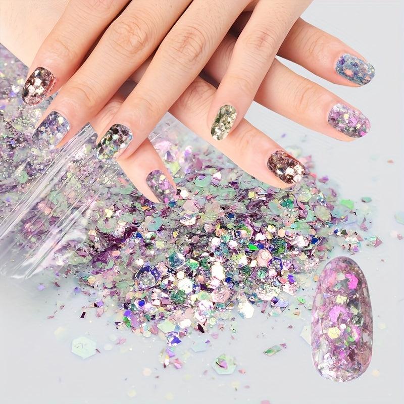 Holographic Laser Nail Art Sequins Glitter 5g