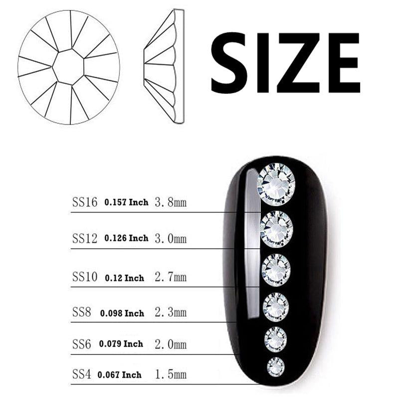 Resin Flatback Rhinestones Kit 5MM Jelly Non Hotfix for Crafts DIY