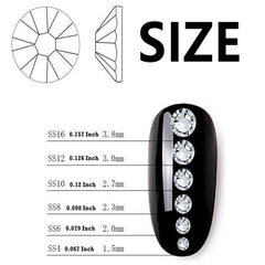 Resin Flatback Rhinestones Kit 5MM Jelly Non Hotfix for Crafts DIY