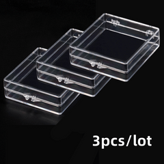 Clear Nail Tips Storage Box with Display Sticks