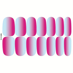 Gradient Nail Polish Sticker Self Adhesive Nail Decals