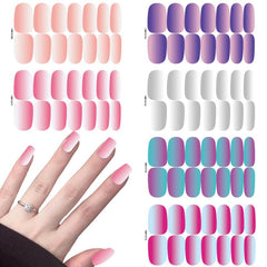 Gradient Nail Polish Sticker Self Adhesive Nail Decals