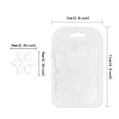 Christmas Snowflake Nail Art Sequins Holographic Glitter Flakes