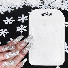 Christmas Snowflake Nail Art Sequins Holographic Glitter Flakes