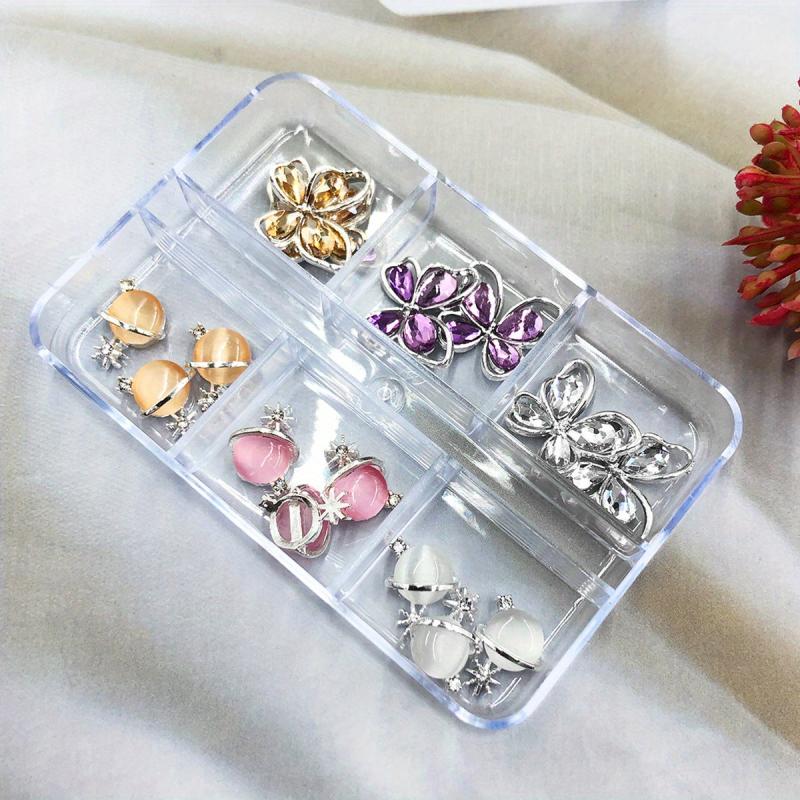 Butterfly Planet Pendant Nail Charms with Rhinestones